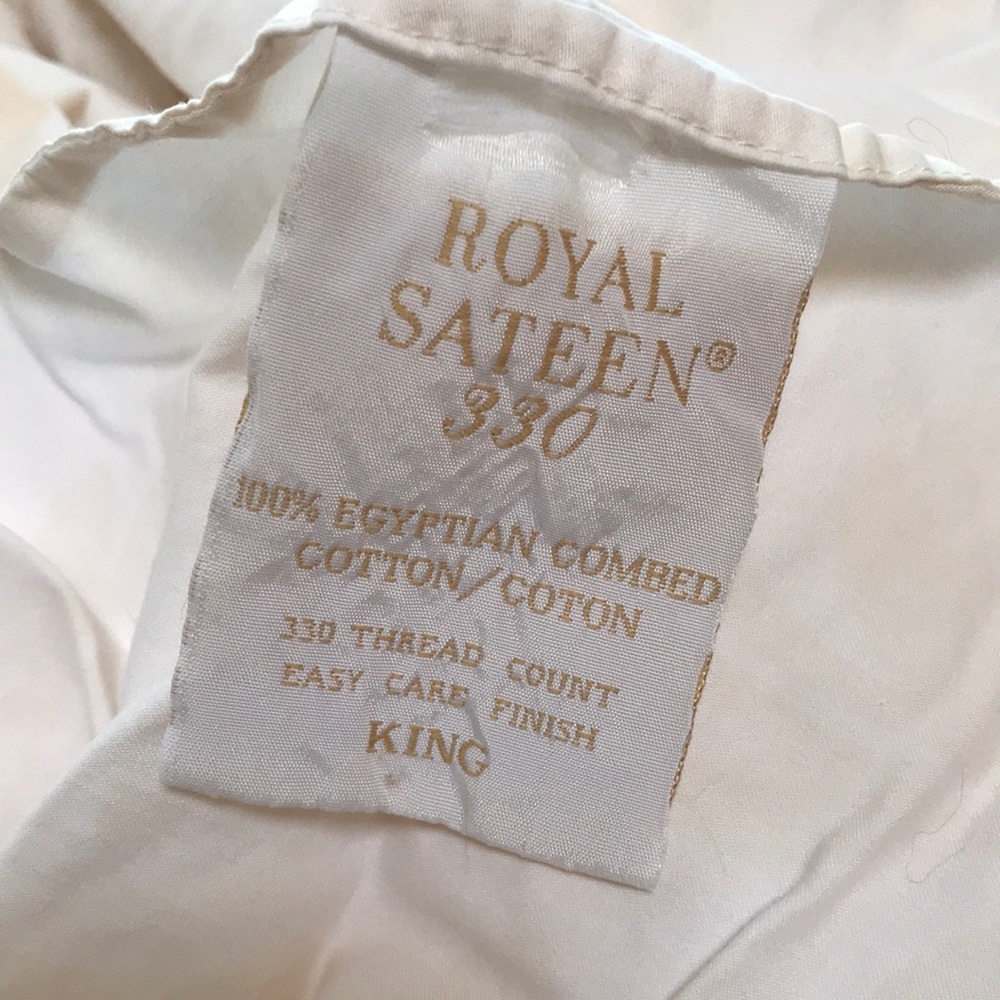 King flat sheet